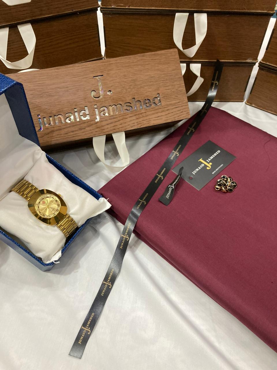 DEAL BOX SALE J. WASH N WEAR +PREMIUM WATCH (MAHROON)