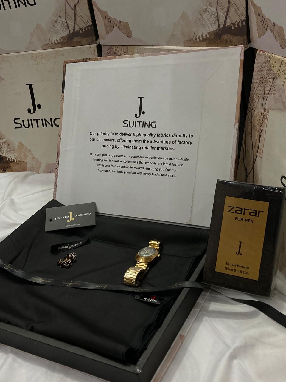 DEAL J.PERFUME+J.SUIT+RADO WATCH (BLACK)