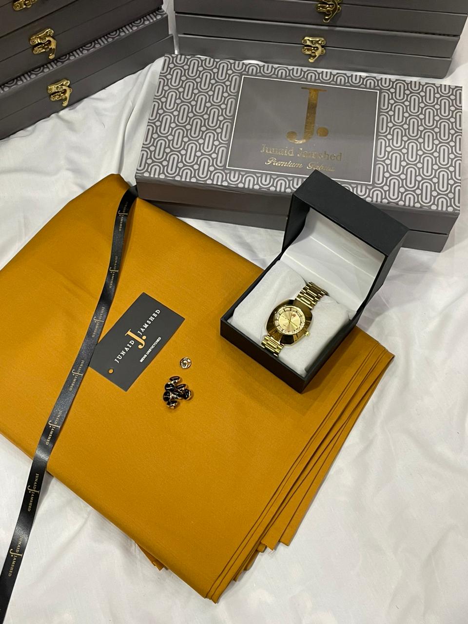 DEAL BOX SALE J. WASH N WEAR +PREMIUM WATCH (MUSTRD)
