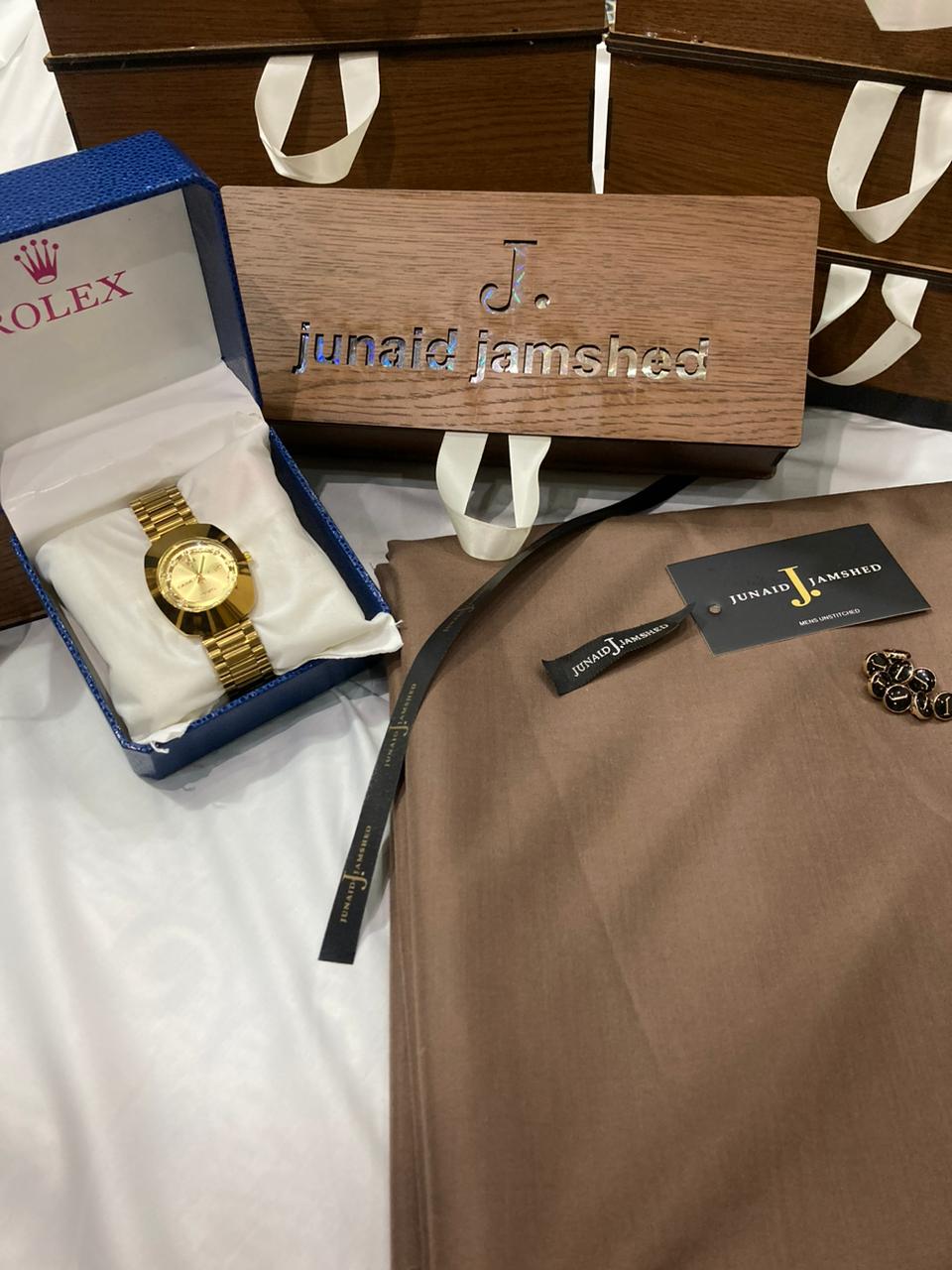 DEAL BOX SALE J. WASH N WEAR +PREMIUM WATCH  (BROWN)