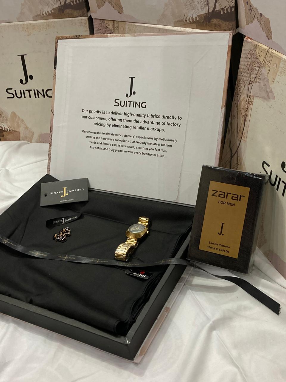 DEAL J.PERFUME+J.SUIT+RADO WATCH (BLACK)