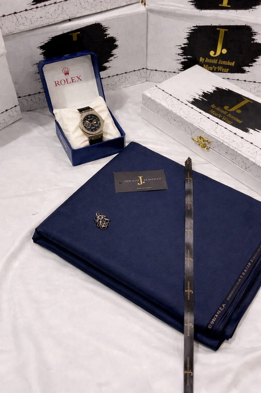 DEAL BOX  J.suit+Rolex Watch (NAVY BLUE)