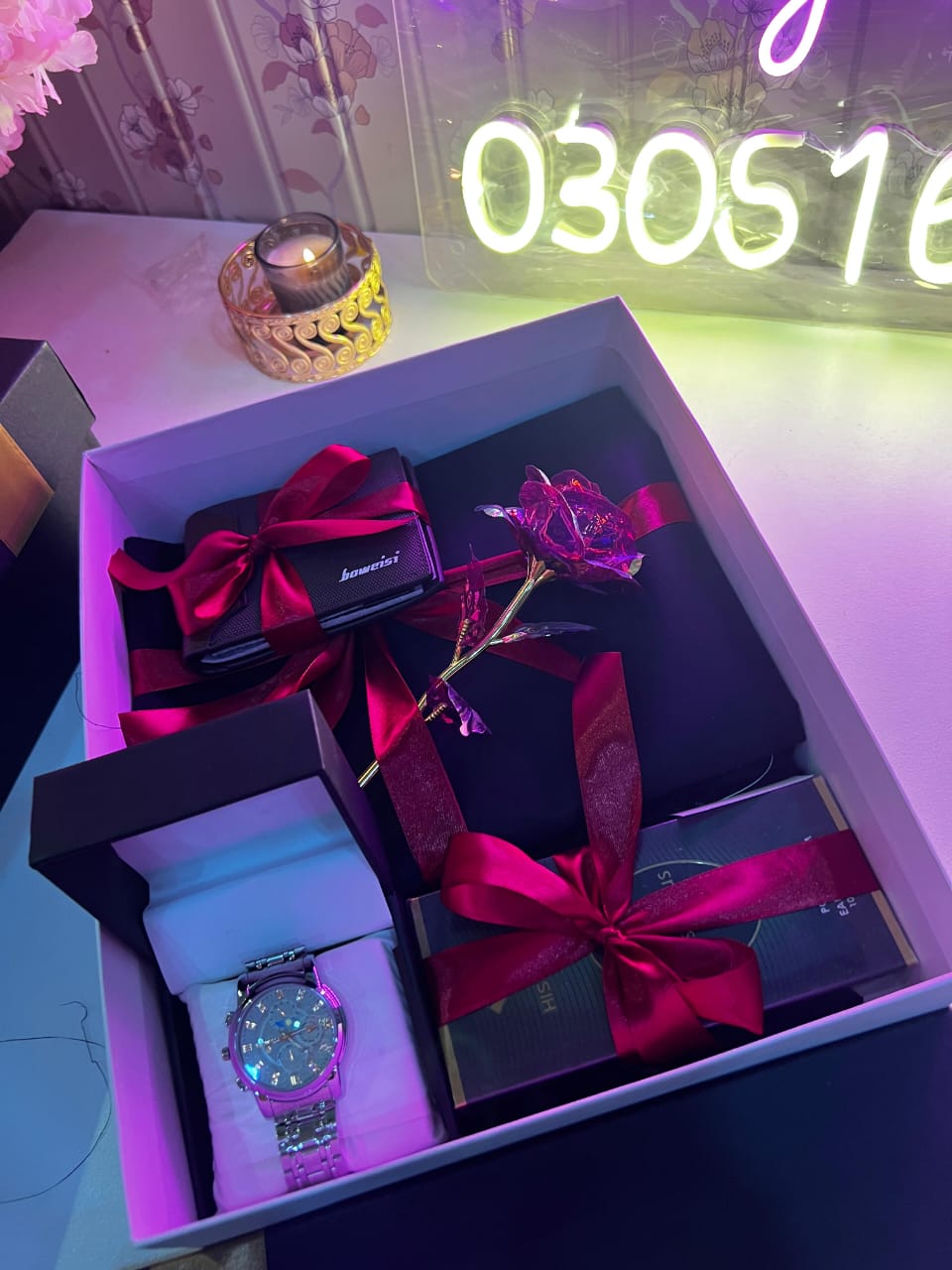 DEAL BOX  J.suit+Rolex Watch +J. PERFUME +Leather wallet+sunglasses