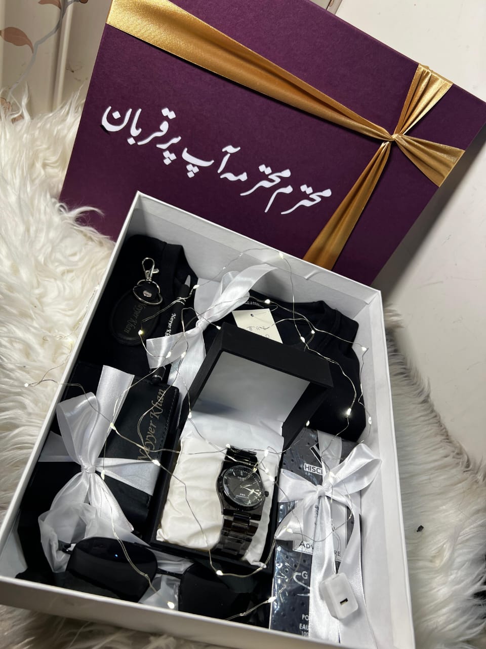 DEAL BOX  J.suit+Rolex Watch +J. PERFUME +Leather wallet+sunglasses